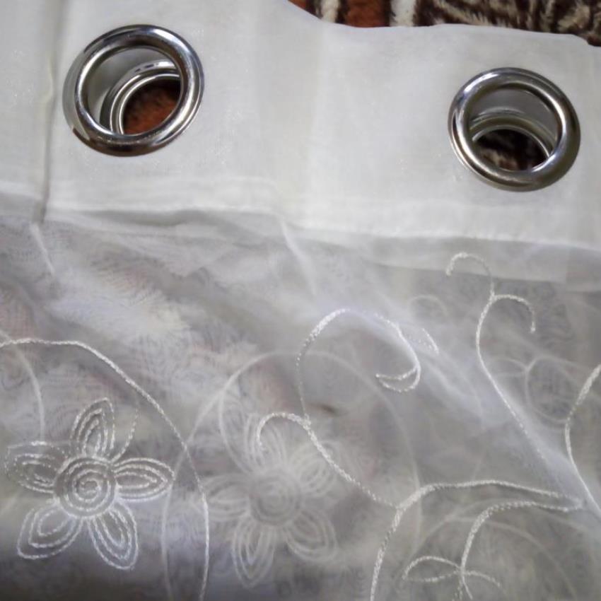 Как закрепить тюль на люверсах оформление