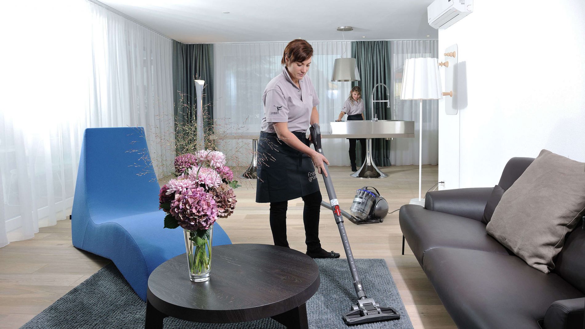 уборка гостиной