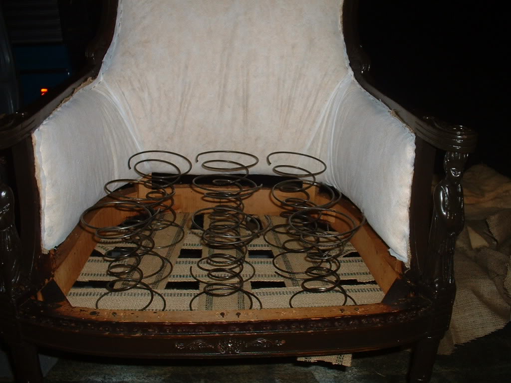 реставрации кресла